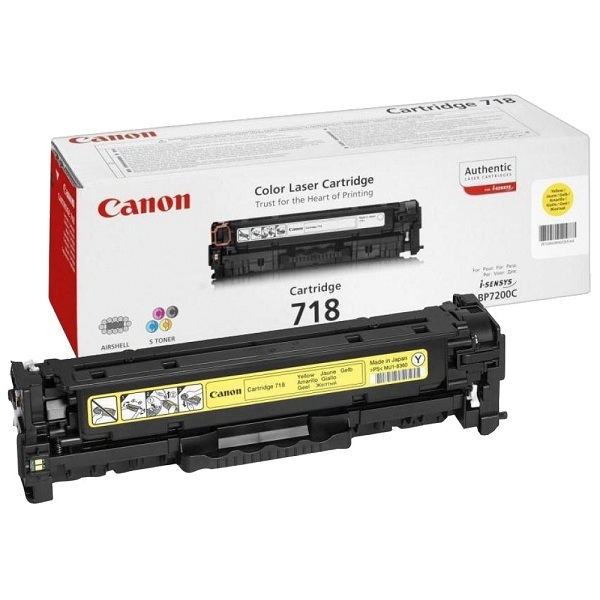 Заправка картриджа Canon 718Y (2659B002) с выездом