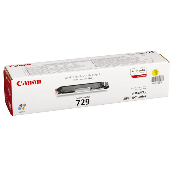 Заправка картриджа Canon 729Y (4367B002) в Москве