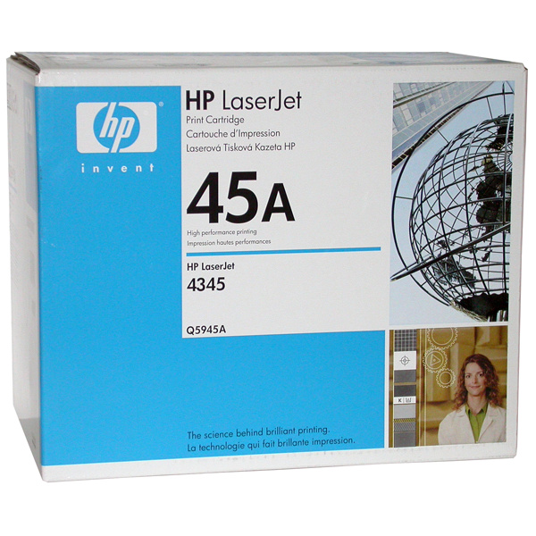 Заправка картриджа HP 45A (Q5945A) в Москве