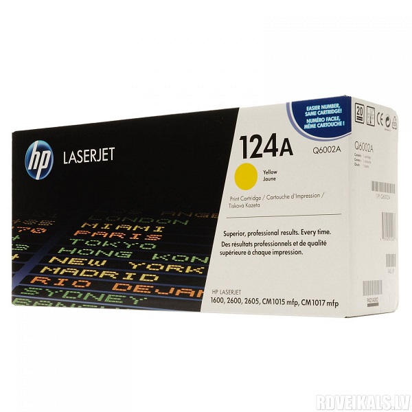 Заправка картриджа HP 124A (Q6002A) с выездом