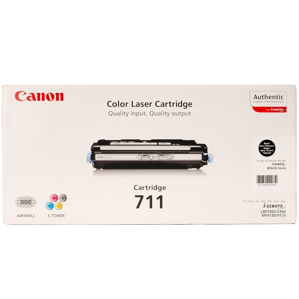 Заправка картриджа Canon 711Bk (1660B002) в Москве