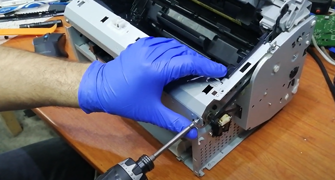 Инструкция по замене лазера на принтере HP LaserJet P1102 3