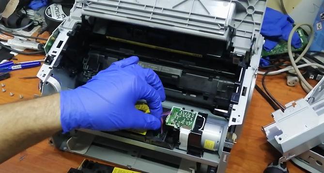 Инструкция по замене лазера на принтере HP LaserJet P1102 4