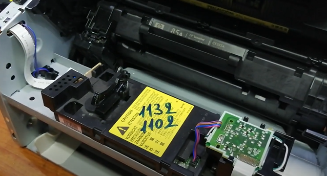 Инструкция по замене лазера на принтере HP LaserJet P1102 8