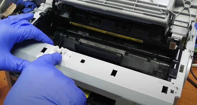 Инструкция по замене лазера на принтере HP LaserJet P1102